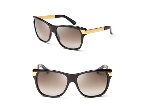 gucci black and gold|Gucci black and gold sunglasses.